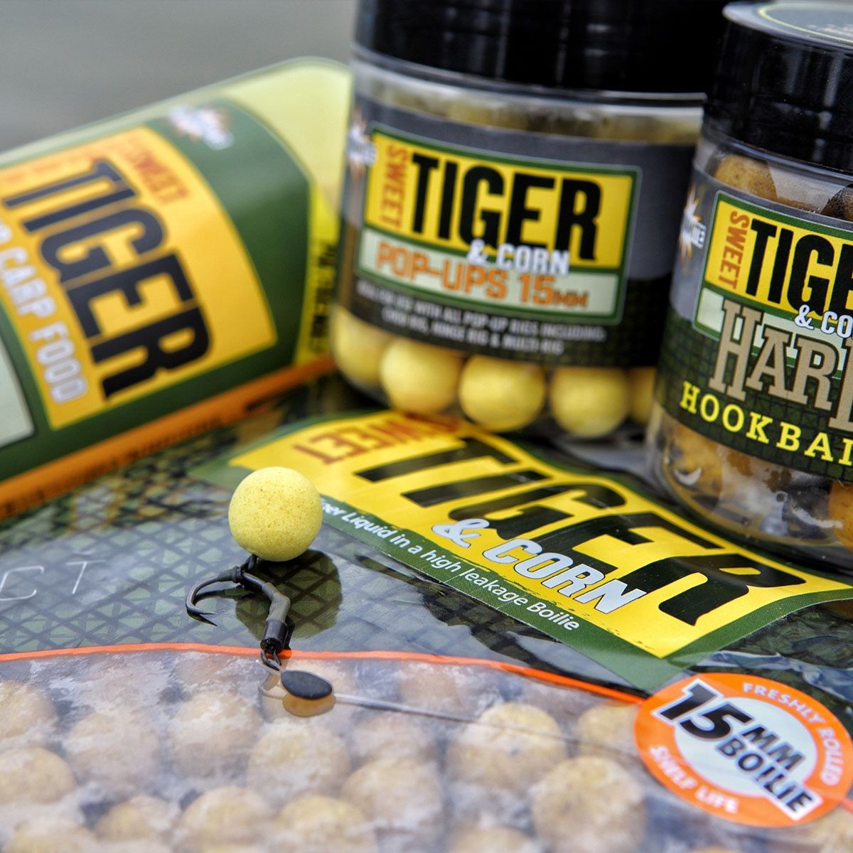 Dynamite Baits Boilies Sweet Tiger & Corn 20mm 1.8kg - Imagen 3