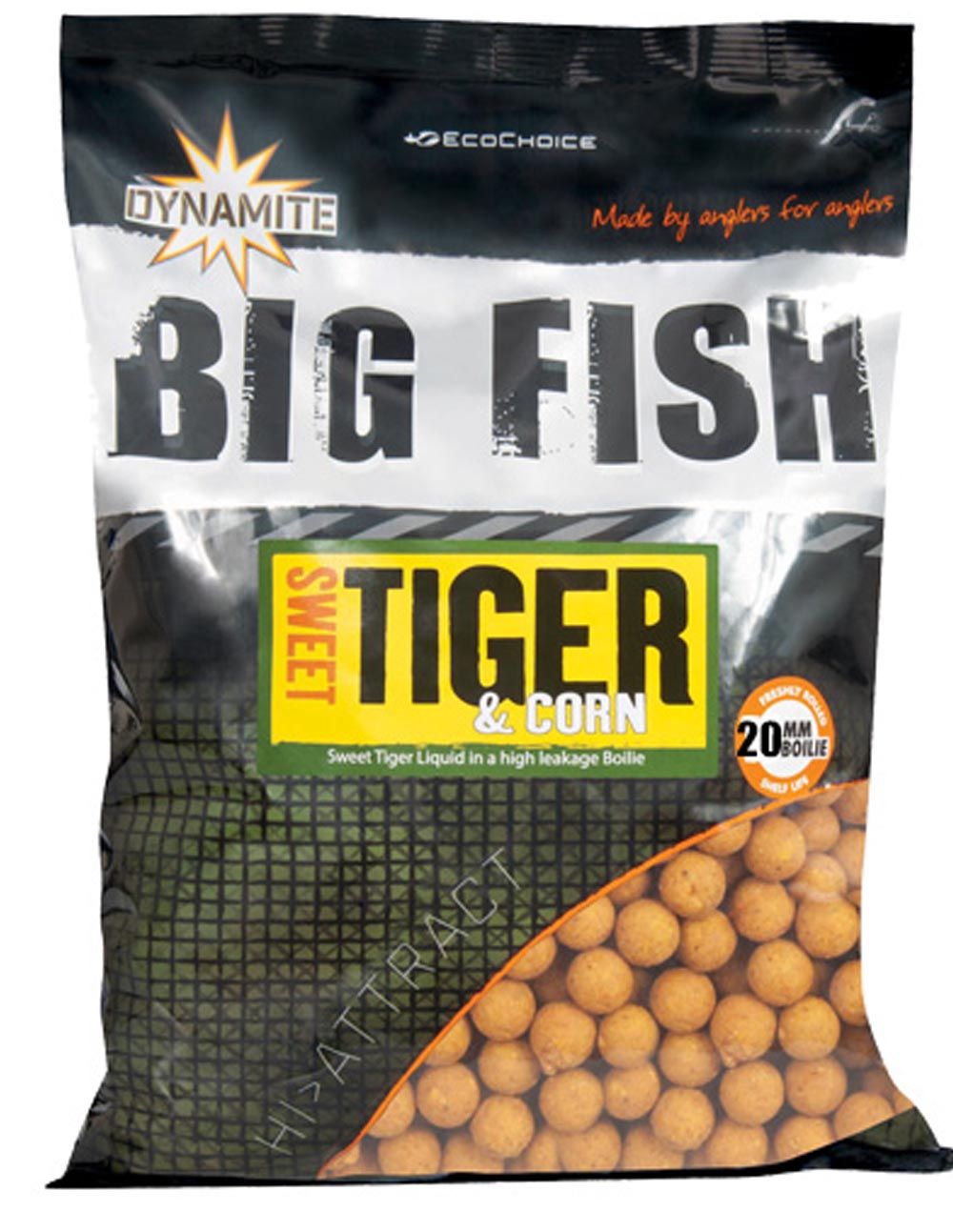 Dynamite Baits Boilies Sweet Tiger & Corn 20mm 1.8kg - Imagen 4