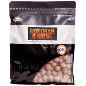 Hot Crab & Krill Shelf Life Boilies 20mm son una potente arma para cualquier pescador que busque marcar la diferencia, especialmente en aguas presionadas.