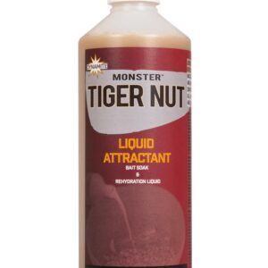 Dynamite Baits Monster Tiger Nut Liquid Attractant desarrollado para trabajar en perfecta armonía con la prestigiosa gama de boilies Monster Tiger Nut