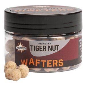 Dynamite Baits Monster Tigernut Wafter Dumbell combinan lo mejor del sabor dulce de tiger nut (chufa) con una presentación equilibrada.