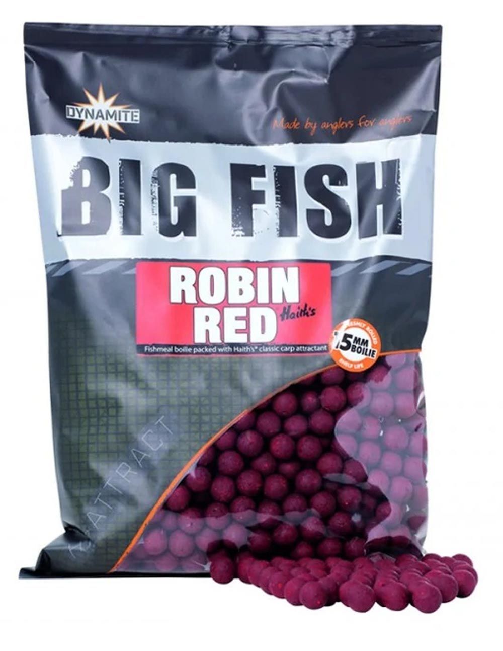Dynamite Baits Robin Red Shelf Life Boilies 15mm 1kg - Imagen 2