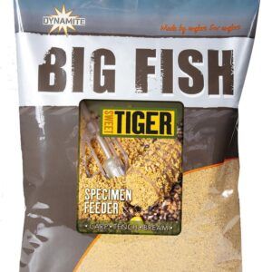 Dynamite Baits Sweet Tiger Specimen Feeder Groundbait Atrae más peces, mantén la actividad y aumenta tus posibilidades de picada.