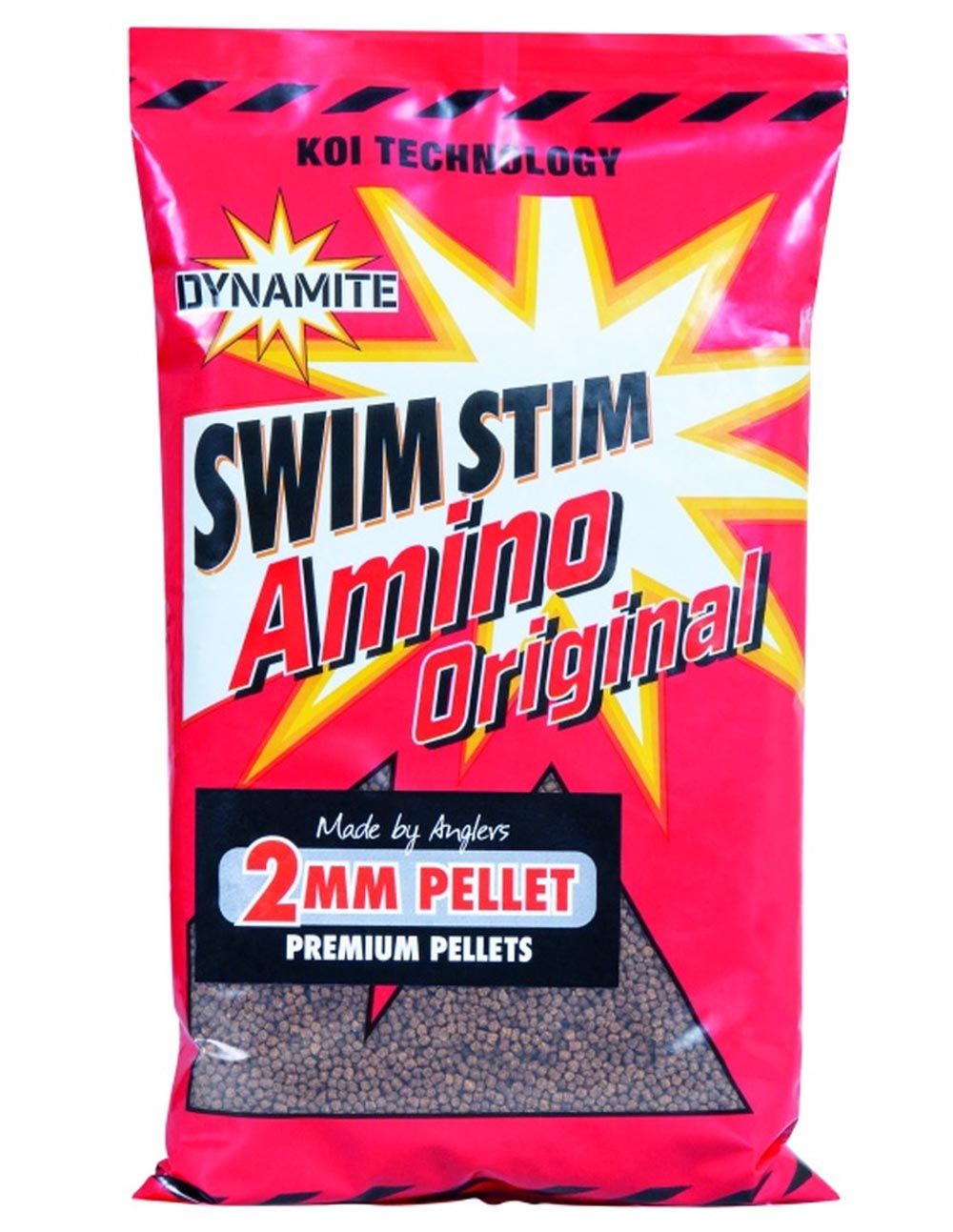 Dynamite Baits Swim Stim Amino Original Pellets 2mm Cuando el agua está fría o los peces están reacios, estos pellets marcan la diferencia.