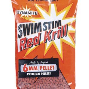Dynamite Baits Swim Stim Carp Pellets Red Krill 3mm son una auténtica revolución en el mundo del carpfishing, diseñados para ofrecer la máxima atracción.