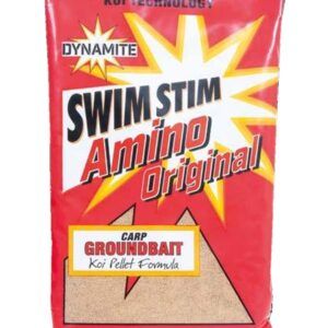 Dynamite Baits Swim Stim Groundbait Amino Original es uno de los cebos más reconocidos y utilizados en el mundo de la pesca deportiva.