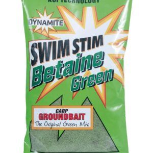 Dynamite Baits Swim Stim Groundbait Betaine Green destaca por contener las mejores harinas de pescado disponibles, combinadas con estimulantes.