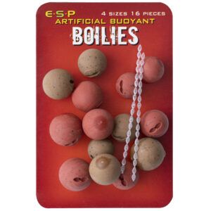 El ESP Artificial Boilies Buoyant Red/Brown es la solución perfecta para los pescadores que buscan una presentación realista y duradera