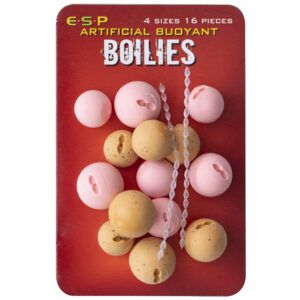 ESP Artificial Buoyant Boilies-Natural Range Nut Mix Washed out Pink