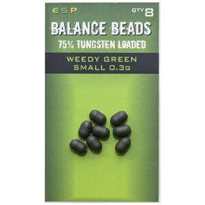 Las ESP Balance Beads Small 0.3g Weedy Green alternativa práctica, precisa y duradera a la masilla de tungsteno, para ajustar el equilibrio de tus montajes.