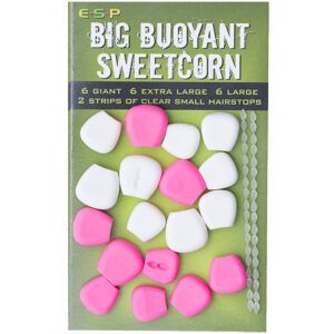 Los ESP Big Buoyant Sweetcorn Rosa/Blanco son una versión mejorada del clásico maíz flotante, diseñados para ofrecer una presentación perfecta y realista