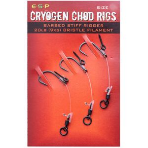 Los ESP Cryogen Chod Rigs Nº6 son montajes profesionales preatados diseñados para ofrecer una presentación perfecta con cebos pop-up