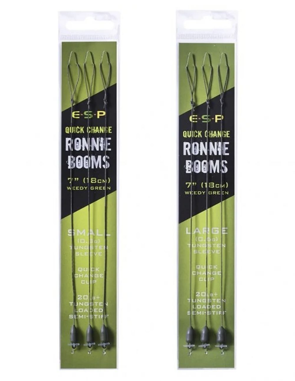 ESP Quick Change Ronnie Boom Verde -L Cada boom está perfectamente atado en la fábrica de ESP, garantizando calidad y durabilidad