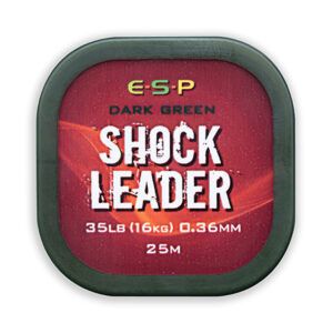 El ESP Shock Leader Dark Green 35lb es una línea líder diseñada para ofrecer máxima resistencia, durabilidad y un rendimiento superior.