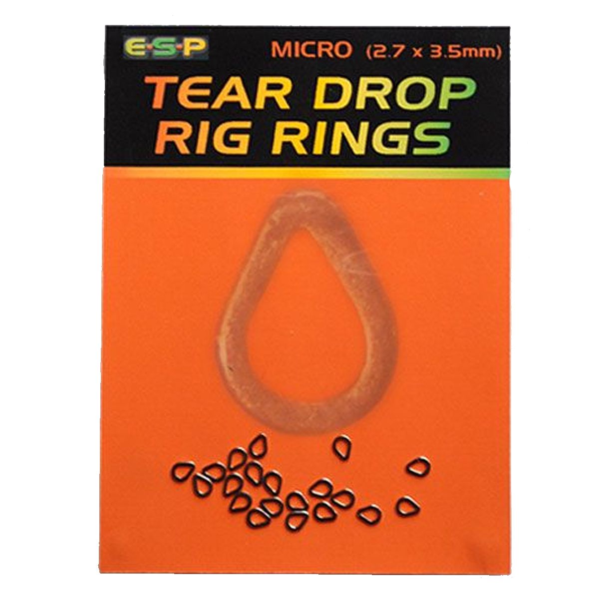 ESP Tear Drop Rig Rings Mini (3mm x 4mm) - Imagen 3