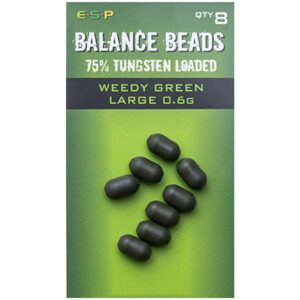 Las ESP Tungsten Loaded Balance Beads 6gr Weedy Green han sido diseñadas como una alternativa práctica y eficaz a la masilla de tungsteno tradicional