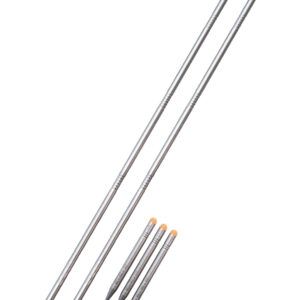 ESP Wrap Sticks Los palos están hechos de acero inoxidable de 8 mm de diámetro y tienen una longitud de 46 cm, ofreciendo robustez y durabilidad.