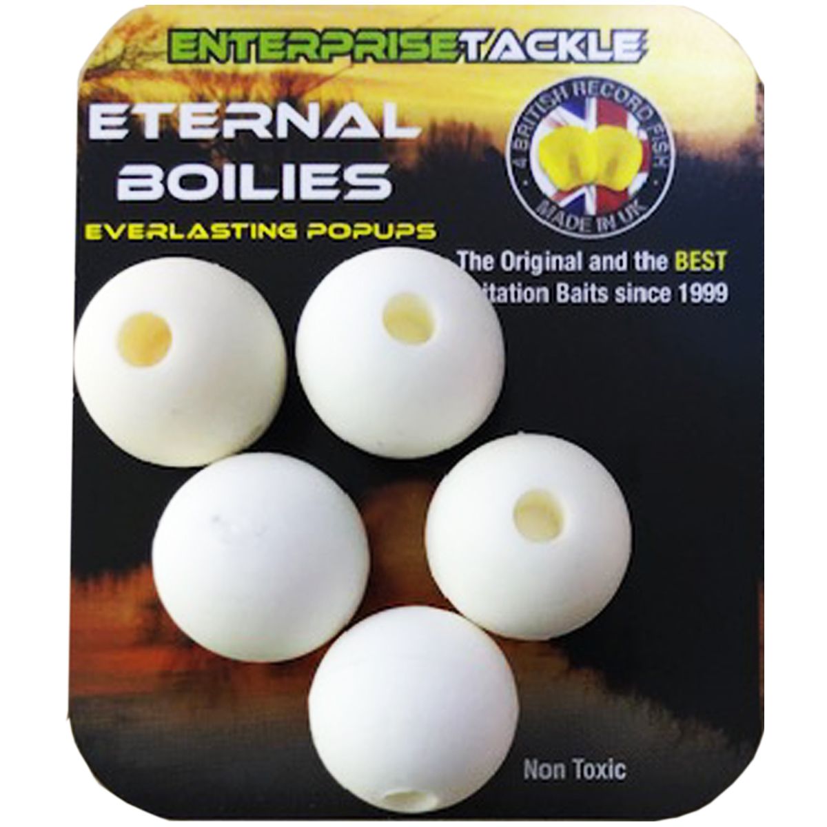 Enterprise Tackle Eternal Boilies Blanco 18mm
