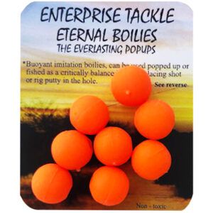 Los Enterprise Tackle Eternal Boilies Naranja Fluoro 12mm ofrecen al pescador moderno una forma versátil y eficaz de presentar su cebo.