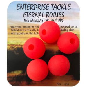 Enterprise Tackle Eternal Boilies Rojo Fluoro 15mm