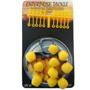 Enterprise Tackle Imitation Sweetcorn Buoyant Sinking es uno de esos cebos artificiales que no pueden faltar en la caja de aparejos de cualquier pescador.
