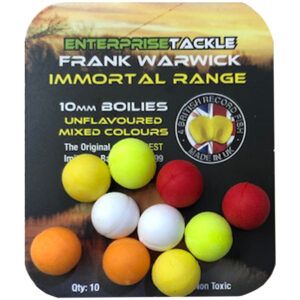 Enterprise Tackle Boilies Mixed Gracias a su mezcla de colores vivos y su alta flotabilidad, son ideales para presentaciones llamativas.