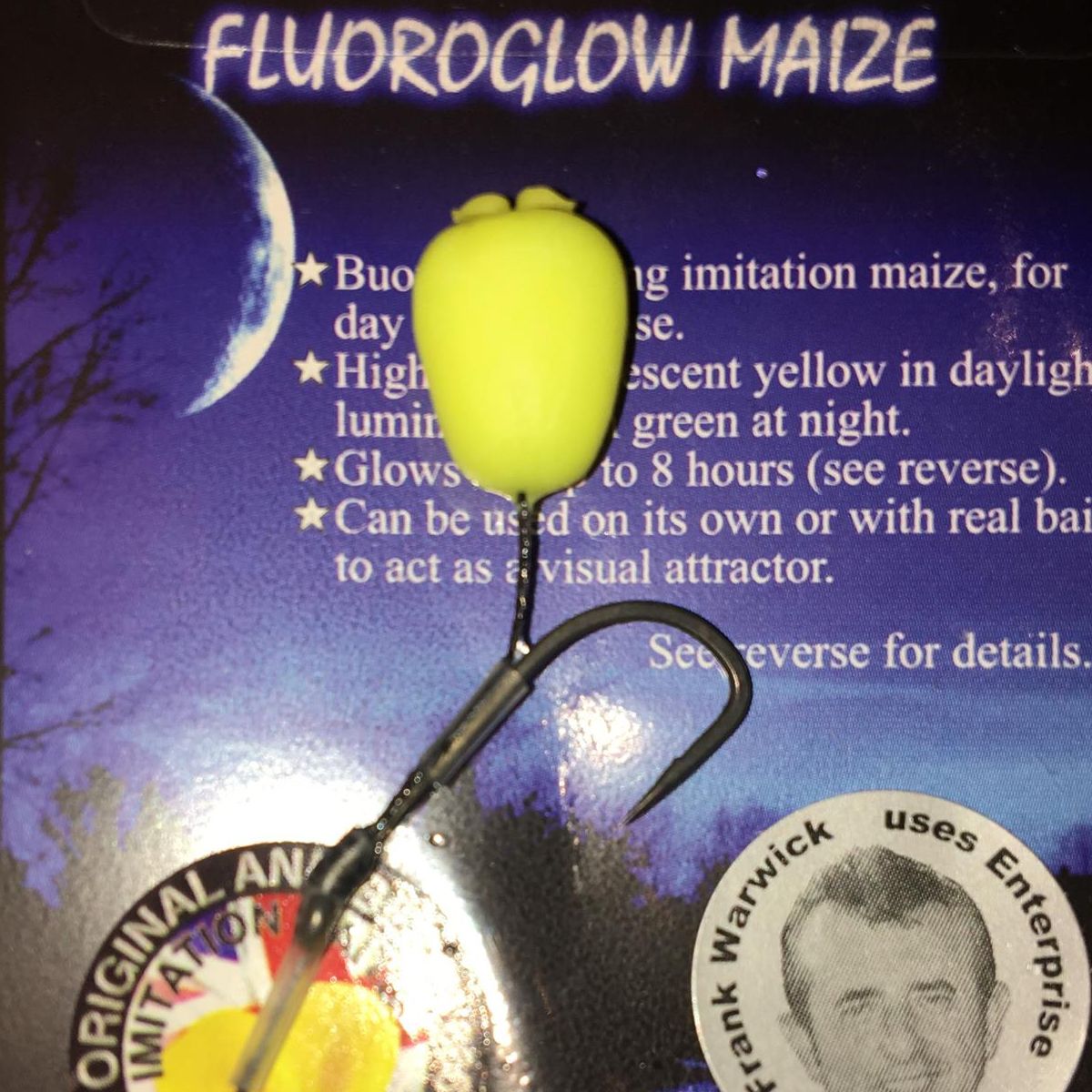 Enterprise Tackle Pop Up Sweetcorn Amarillo Fluoro - Imagen 3