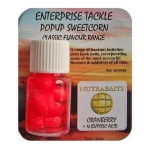 Enterprise Tackle Pop Up Sweetcorn Nutrabaits (Cranberry and N-Butyric Acid)