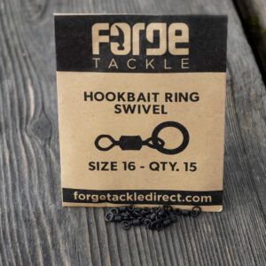 El Forge Tackle Hookbait Ring Swivel Size 16 es un micro giratorio con anilla integrada, ofrece una rotación completa y una libertad de movimiento.