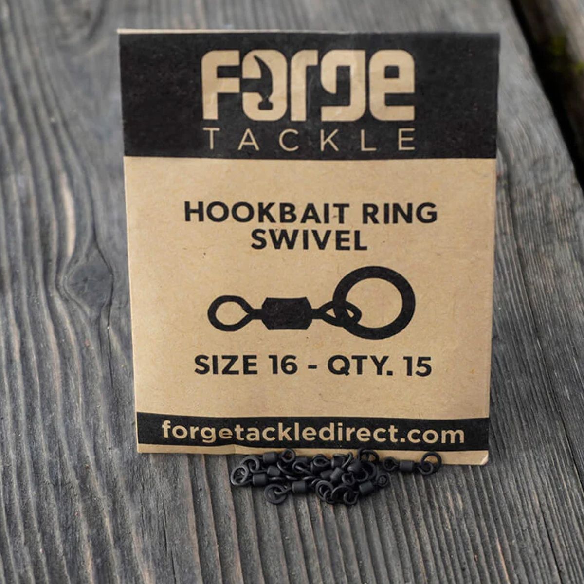 El Forge Tackle Hookbait Ring Swivel Size 16 es un micro giratorio con anilla integrada, ofrece una rotación completa y una libertad de movimiento.