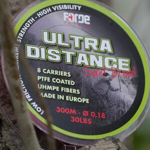 Forge Tackle Ultra Distance Spod Braid Fabricado en Alemania, este trenzado de alta gama es el resultado de una ingeniería de precisión.