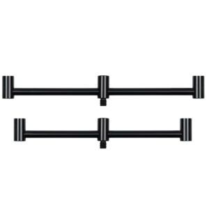 El Fox Black Label Slim Buzz Bar 3 Cañas 220-250mm x2 representa la perfecta combinación entre diseño minimalista, resistencia y funcionalidad.