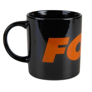 Fox Taza Negro y Naranja Fabricada en cerámica de alta resistencia, con una capacidad de 350 ml, es perfecta para mantener tus bebidas calientes