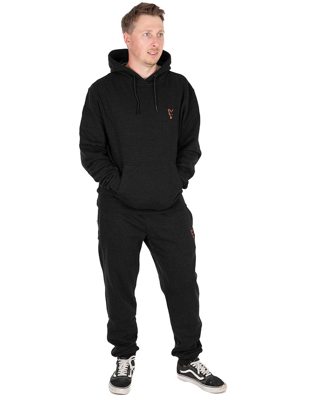 Fox Sudadera Negro y Naranja-L - Imagen 3