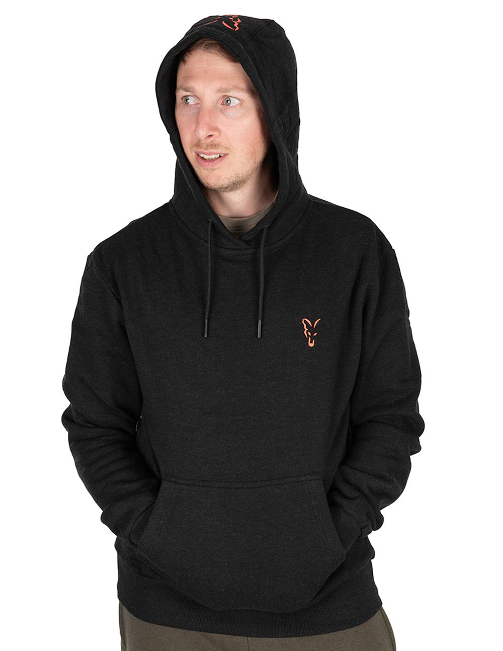 Fox Sudadera Negro y Naranja-L - Imagen 5