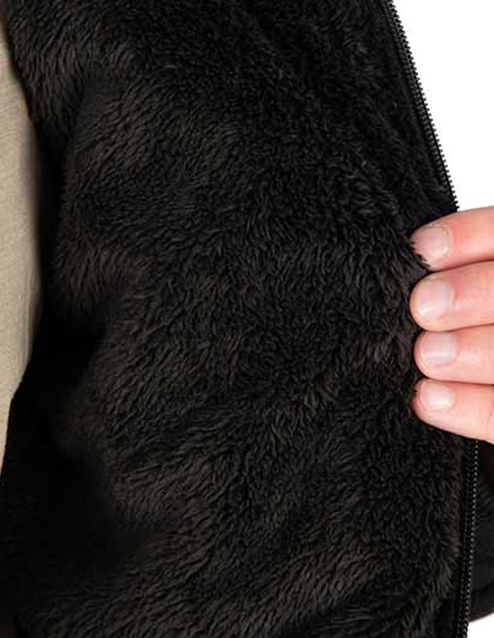Fox Chaqueta Sherpa Negro y Naranja-2XL - Imagen 5