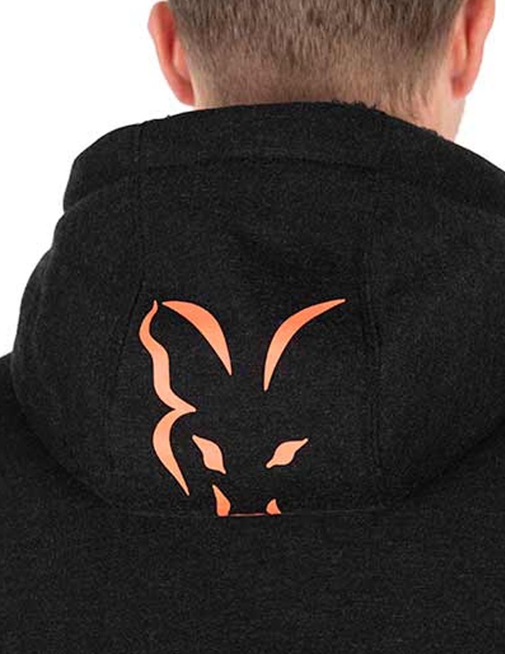 Fox Chaqueta Sherpa Negro y Naranja-2XL - Imagen 6