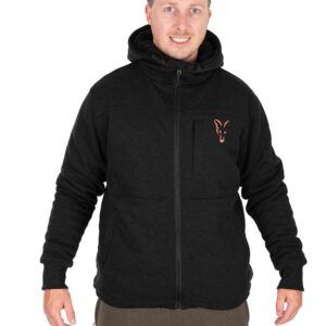 Fox Chaqueta Sherpa Negro y Naranja-S es una prenda diseñada para quienes buscan combinar comodidad, estilo y máxima calidez