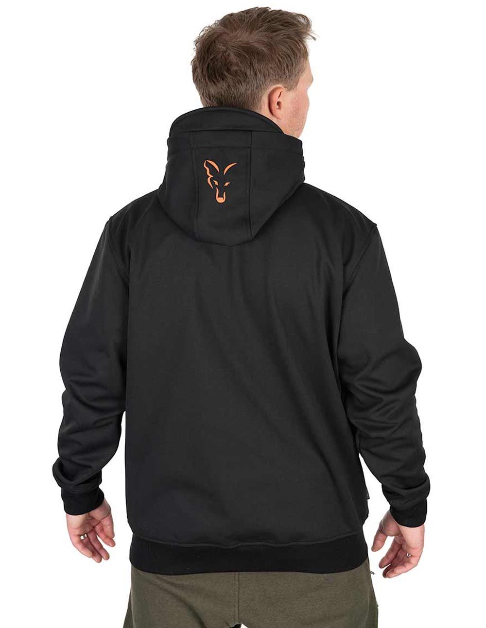 Fox Chaqueta Soft Shell Negro y Naranja-3XL - Imagen 3