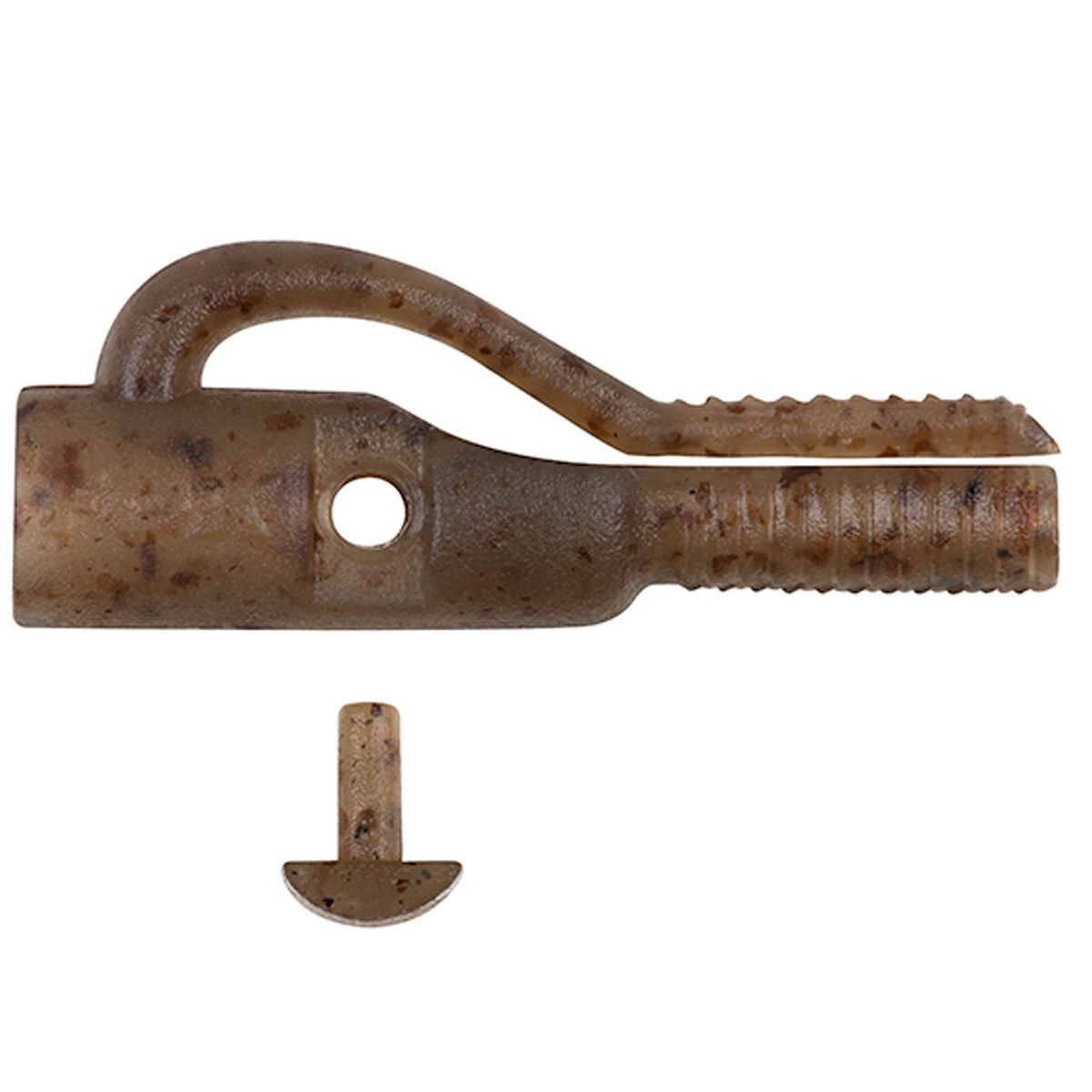 El Fox Edges Camo Lead Clip & Pegs Nº7 es un sistema fiable y práctico diseñado para mejorar la seguridad y eficacia de tus montajes de pesca.