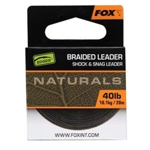 El Fox Edges Naturals Braided Leader 50lb es un bajo de línea trenzado de altas prestaciones, diseñado para los pescadores que buscan la máxima confianza.