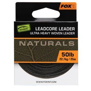 El Fox Edges Naturals Leadcore 50lb bajo de línea para pescadores que buscan máxima resistencia, discreción y un montaje fiable en cualquier escenario.
