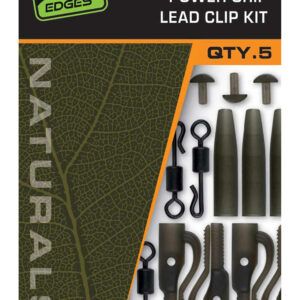 El Fox Edges Naturals Power Grip Lead Clip Kit es un práctico conjunto diseñado para crear montajes profesionales con clips de plomo.