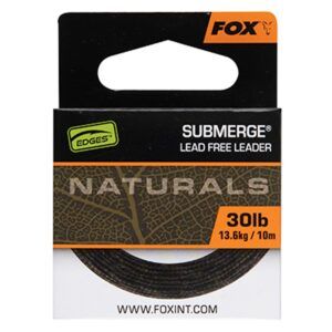 El Fox Edges Naturals Submerge Leader 50lb es un líder sin plomo diseñado para pescadores que buscan discreción, resistencia y un hundimiento excepcional.