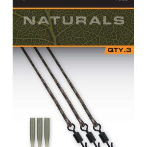 Fox Edges Naturals Submerged Lead Free Leaders 40lb es un bajo de línea libre de plomo, diseñado para ofrecer máxima discreción, seguridad y resistencia