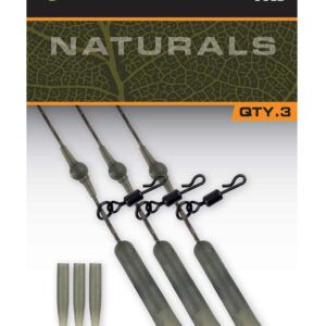 Fox Edges Naturals Submerged Lead Free Leaders Heli Rigs 30lb un aparejo pre-atado de alta calidad para pescadores que buscan presentaciones precisas