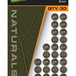 Los Fox Edges Naturals Tapered Bore Beads 6mm están diseñados para su uso directo en bajos de línea Leadcore y Submerge, ofreciendo protección y estabilidad