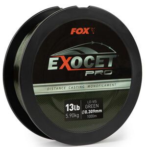 Fox Exocet Pro Monofilament Lo-Vis Green 0.309mm es la evolución de uno de los monofilamentos más reconocidos en el mundo del carpfishing.