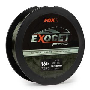 Fox Exocet Pro Monofilament Lo-Vis Green 0.331mm es la evolución de uno de los monofilamentos más reconocidos en el mundo del carpfishing.