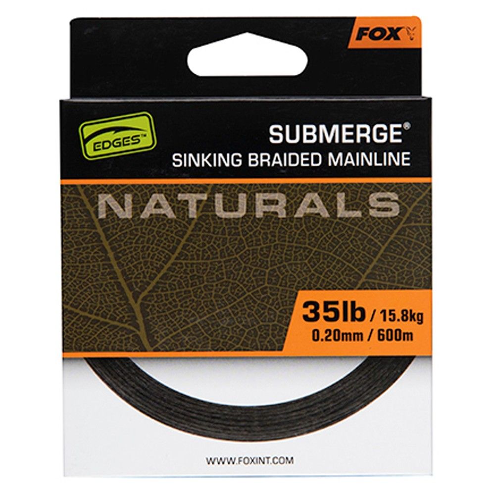 Fox Submerge Naturals Braid 0.30mm 55lb 24.9kg 600m - Imagen 2